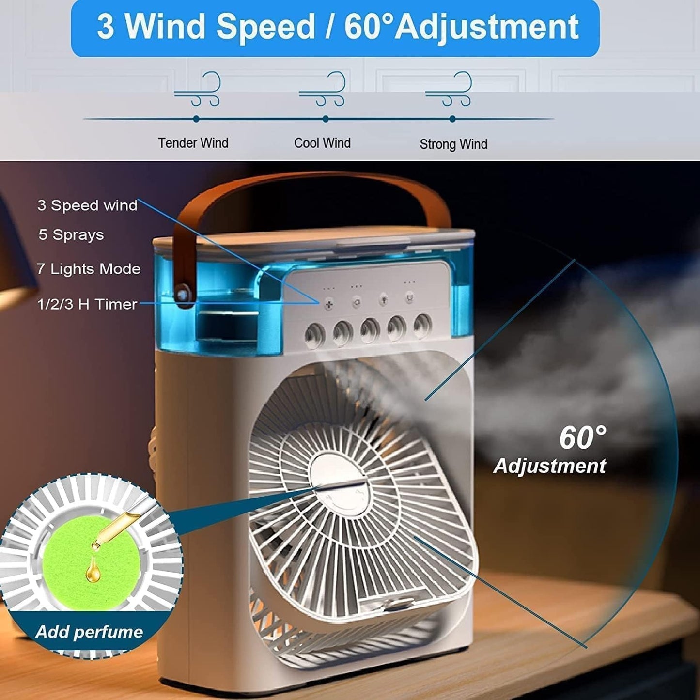 Mini Cooler for Room Cooling Portable Mini Cooler